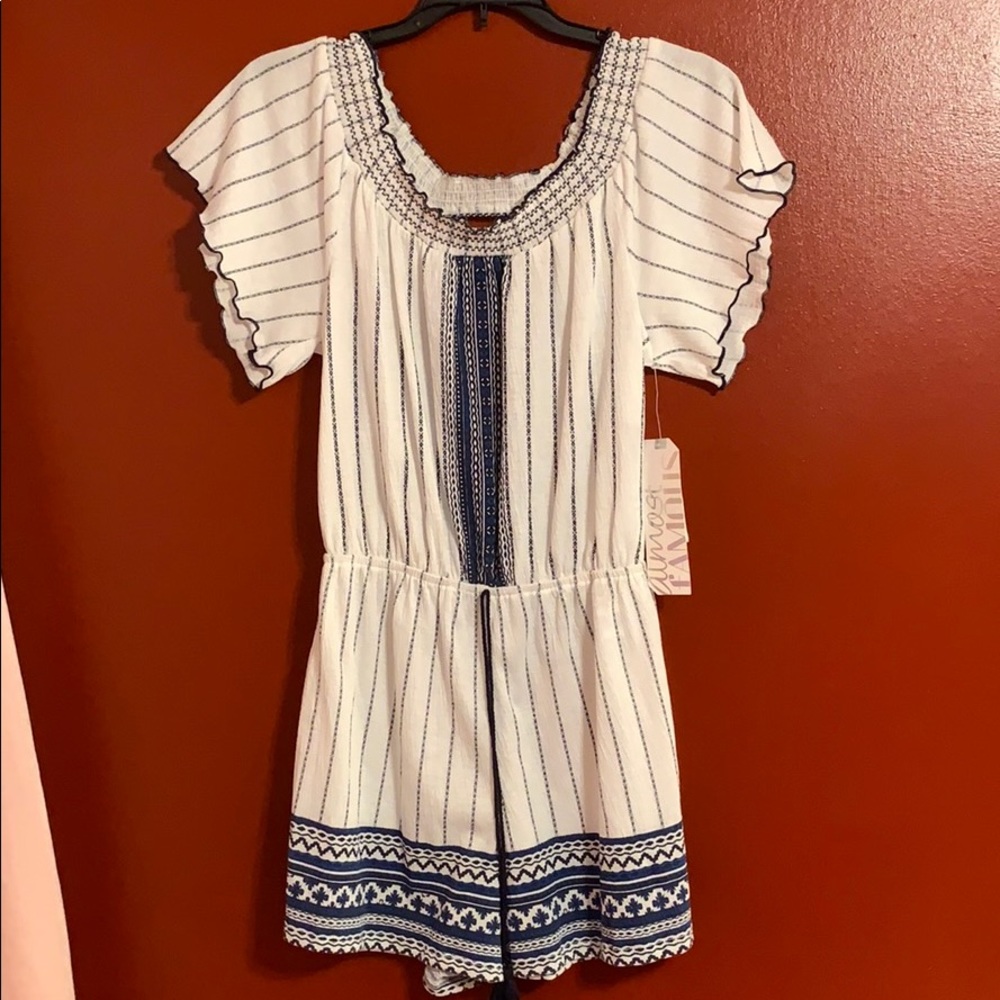 Almost Famous Romper Junior Size Med. NWT